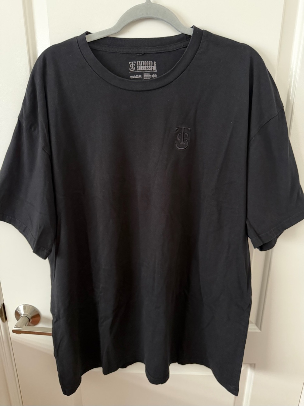 Men's Black Logo Crew Tee